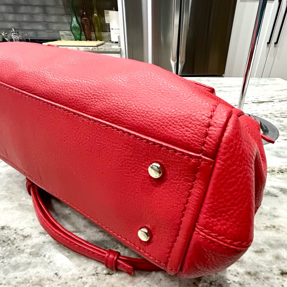 Kate Spade New York Top Handle Bag, Red Leather
With Gold-Tone Hardware - Picture 9 of 11